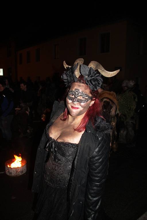 Krampus show v Kaplici 2016. 