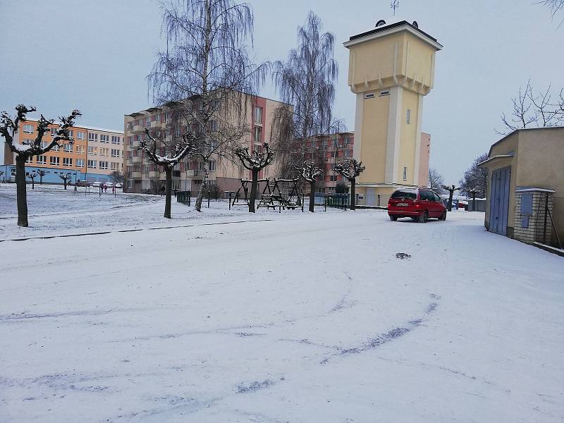 Bílo ve Velešíně.