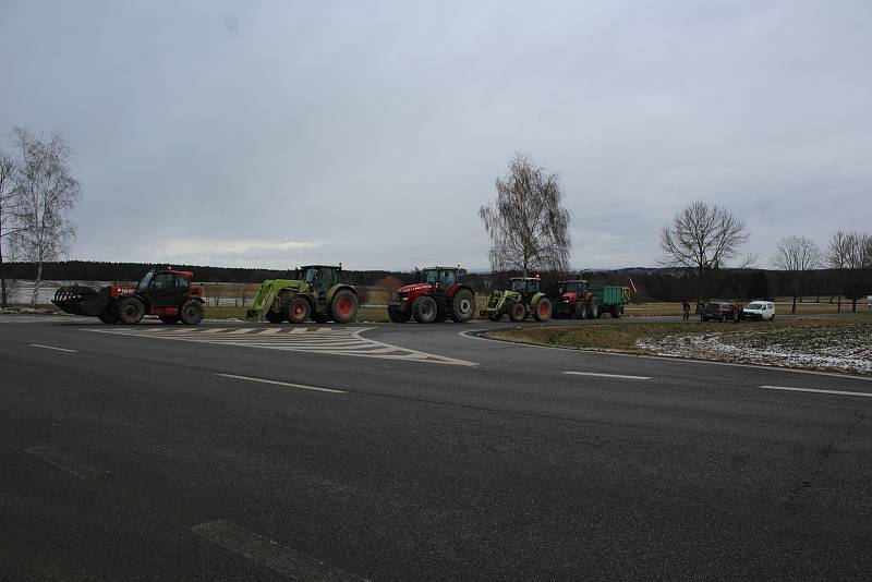 K protestu se připojili také zemědělci na Českokrumlovsku. Vyzvala je k tomu krumlovská agrární komora.