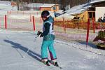 Lyžařské závody pro veřejnost McDonald's Winter Cup s Jakubem Kohákem přilákaly na Lipno desítky závodníků.