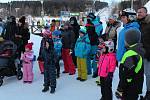 Lyžařské závody pro veřejnost McDonald's Winter Cup s Jakubem Kohákem přilákaly na Lipno desítky závodníků.