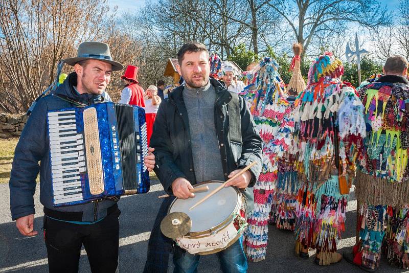 Masopustní veselí v Chlumci a okolních vsích.