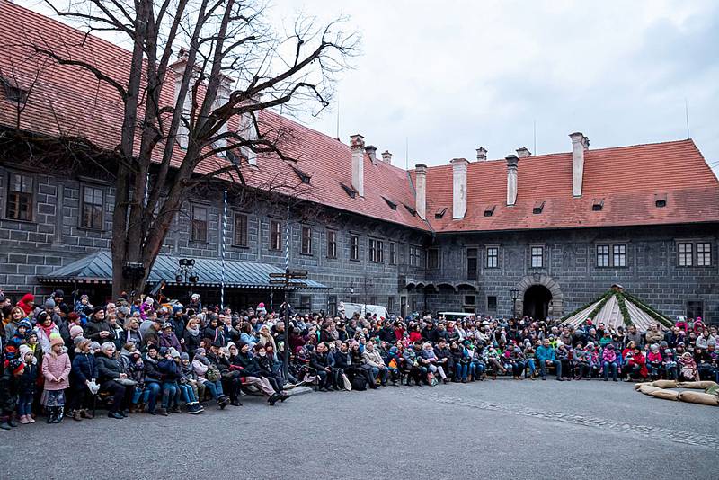 Tradiční Živý Betlém v Českém Krumlově.