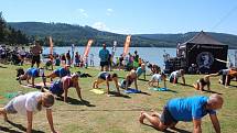 Lipno Sport Fest 2020 vyvrcholil závodem dračích lodí.