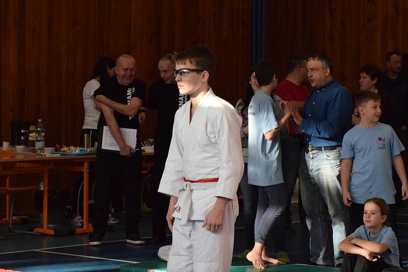 Mikulášský turnaj, poslední z letošní série turnajů Jihočeského svazu japonského karate, pořádal českokrumlovský Shotokan karate klub.