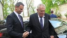 Prezident Miloš Zeman navštívil Fórum partnerských regionů Jihočeského kraje v Českém Krumlově.