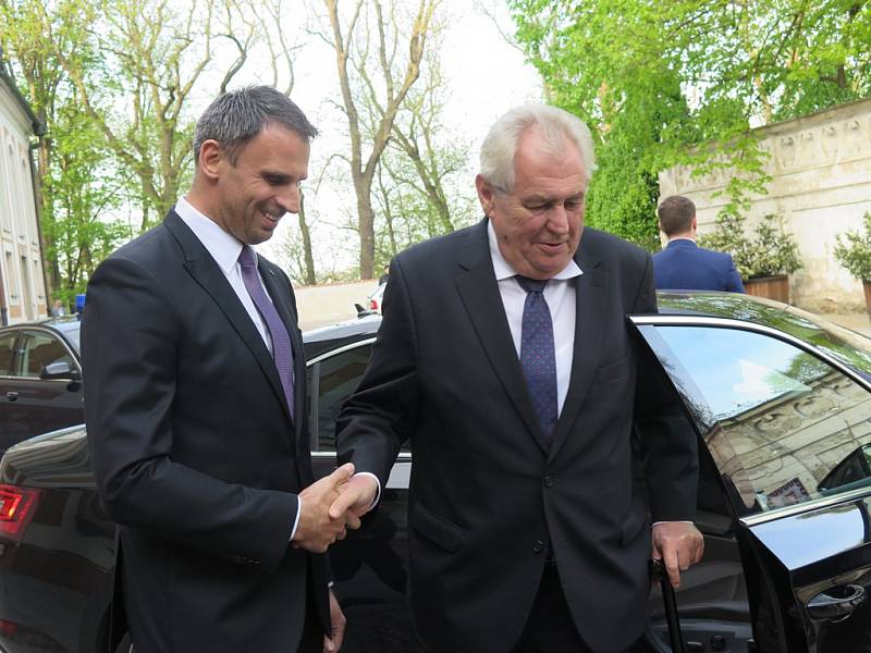 Prezident Miloš Zeman navštívil Fórum partnerských regionů Jihočeského kraje v Českém Krumlově.