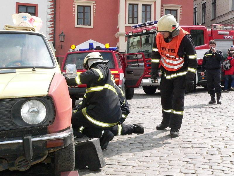 Oslava padesátého výročí HZS Český Krumlov.