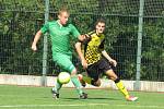 Fotbalová příprava: TJ Tatran Lomnice nad Lužnicí (zelené dresy) – FK Spartak Kaplice 0:3 (0:3).