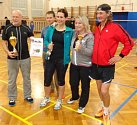 Závěrečný turnaj veteránské Grand Prix v badmintonu hostila Plzeň. Tým Krumloš obsadil konečné čtvrté místo.