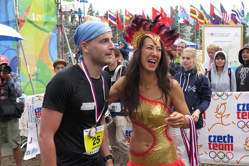 Olympijský maraton na Rio Lipno startoval v Nové Peci.