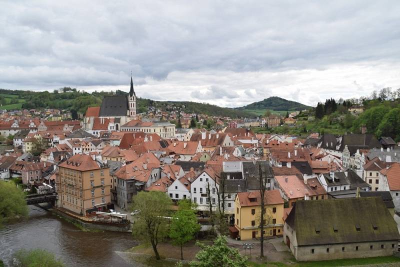 Český Krumlov bez turistů.