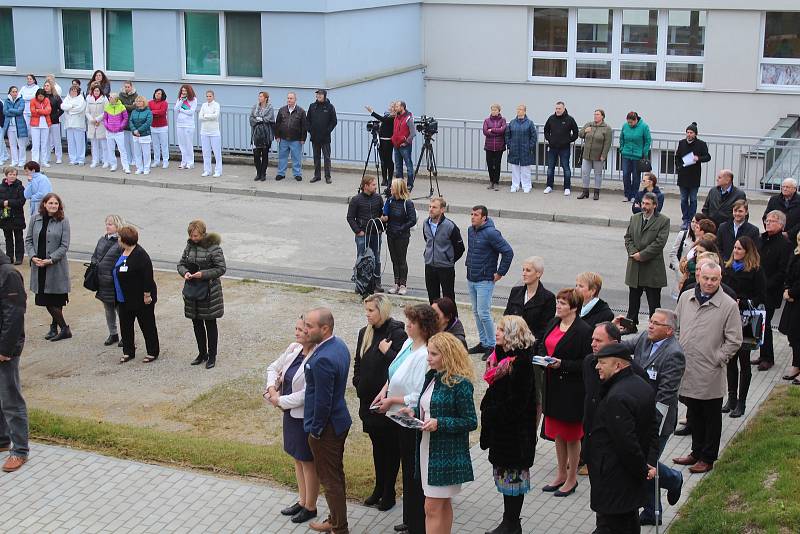 Slavnostní otevření nového pavilonu B českokrumlovské nemocnice.