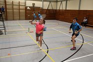 Oblastní badmintonový přebor staršího žactva U15 v Českém Krumlově.