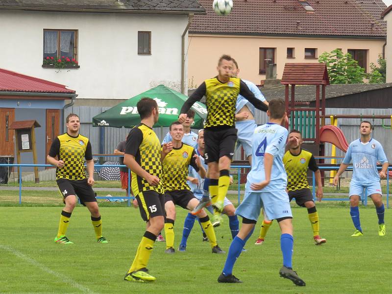 Příprava: FK Protivín (modré dresy) – FK Spartak Kaplice 6:0 (2:0).