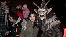 Krampus show v Kaplici 2016.