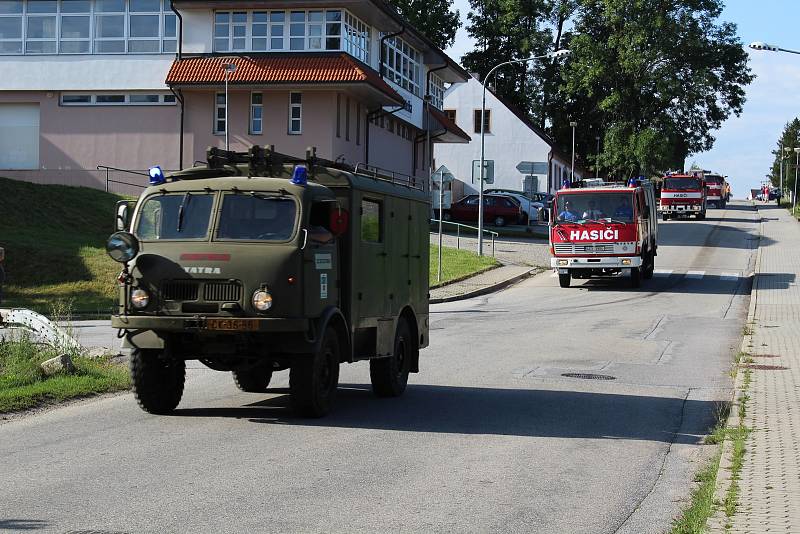 Oslavy Sboru dobrovolných hasičů ve Velešíně.