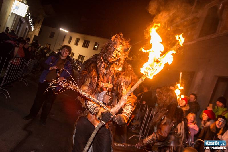 Krampus Show 2015 v Kaplici.