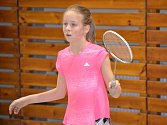 V dívčí dvouhře při krajském turnaji mladšího žactva triumfovala jedenáctiletá křemežská naděje Stela Reitingerová.