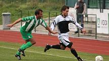 Fotbalové utkání A skupiny oblastní I. B třídy / FK Slavoj Český Krumlov B - FK Dynamo Vyšší Brod 2:0 (0:0).