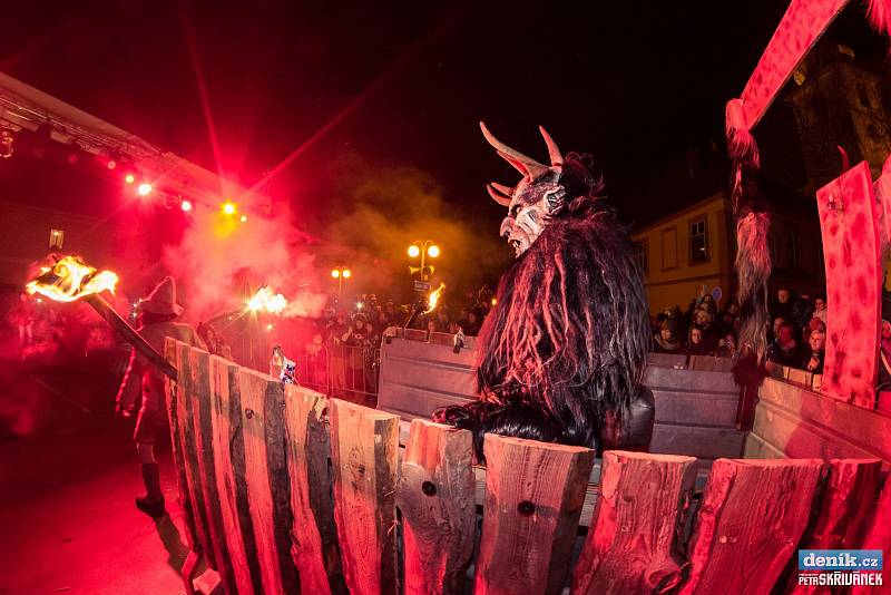 Krampus Show 2015 v Kaplici.