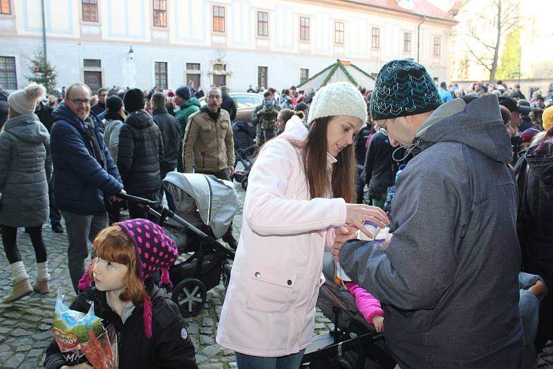 Medvědí Vánoce na krumlovském zámku.