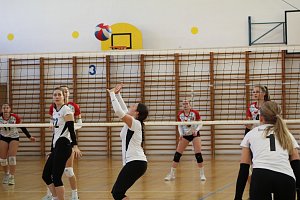 Českokrumlovské volejbalistky U18 vyhrály v Teplicích oba zápasy. Ilustrační foto.