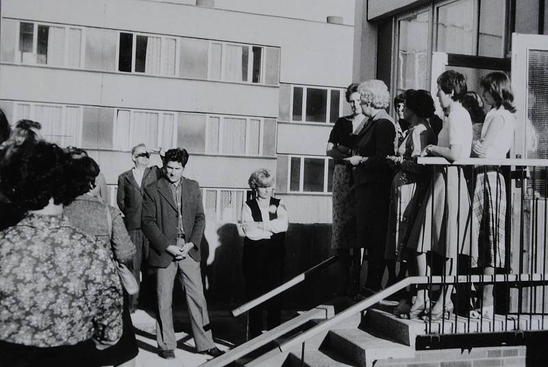Otevření jeslí na Plešivci, 9. říjen 1981.