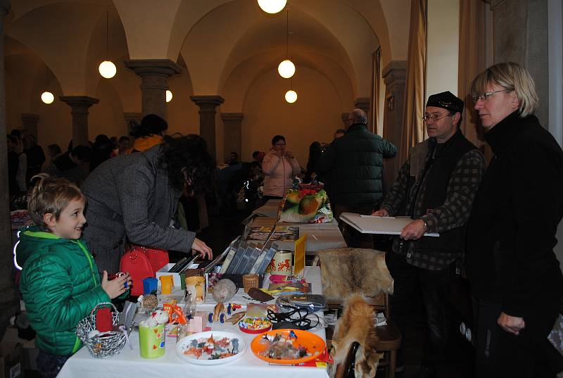 Ulička s klášterními řemesly v klášteře Český Krumlov.