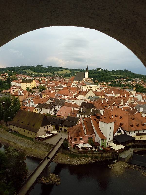 Podvečerní Český Krumlov