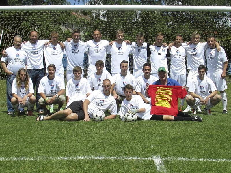 Vítěz béčkové skupiny oblastní I. A třídy 2013/14 – FK Spartak Kaplice.