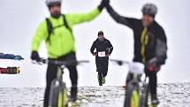 Trasa Lipno Ice Marathonu v Černé byla náročná - přesně tak, jak závodníci chtěli a očekávali.