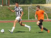 I.A třída dorostu – 2. kolo (1. hrané): SK Zliv (oranžové dresy) – FK Spartak Kaplice / FK Dynamo Vyšší Brod 2:6 (1:2).