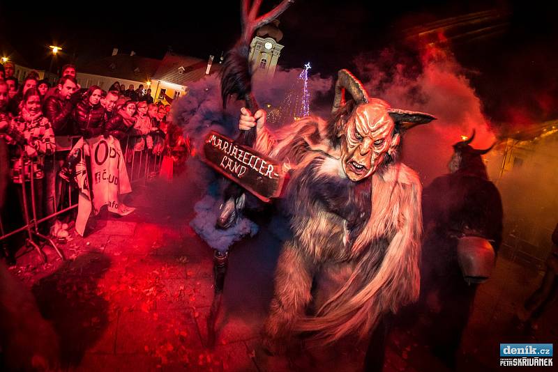 Krampus Show 2015 v Kaplici.