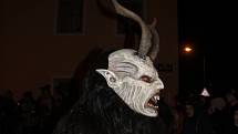 Krampus show v Kaplici 2016. 