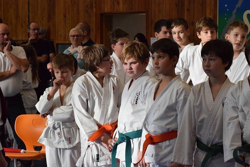 Mikulášský turnaj, poslední z letošní série turnajů Jihočeského svazu japonského karate, pořádal českokrumlovský Shotokan karate klub.