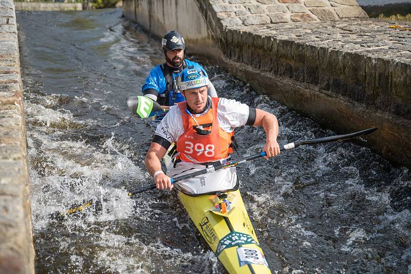 Start soutěžních kategorií z Rožmberka nad Vltavou