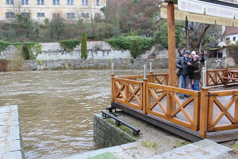 Vltava v Českém Krumlově.