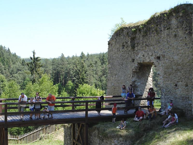 Středověký den na hradě Pořešín.