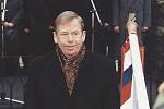 Od roku 1989 navštívil Václav Havel coby prezident Český Krumlov hned pětkrát. Snímek je z roku 2002.