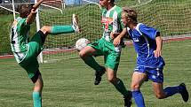 Fotbalové utkání A skupiny divize staršího dorostu / FK Slavoj Český Krumlov - SK Motorlet Praha B 0:2 (0:0).