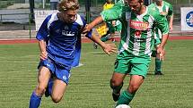 Fotbalové utkání A skupiny divize staršího dorostu / FK Slavoj Český Krumlov - SK Motorlet Praha B 0:2 (0:0).