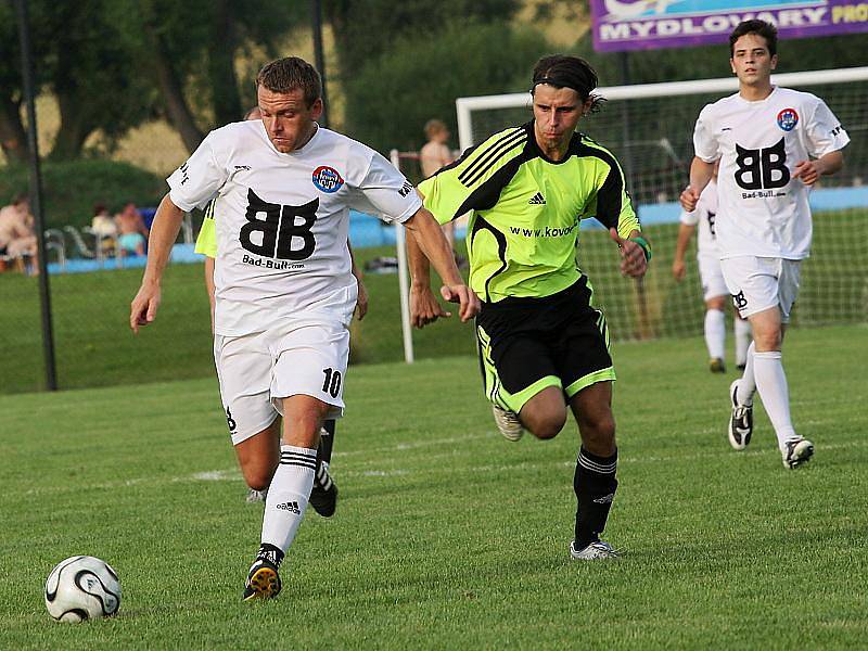 Přípravné fotbalové utkání mužů / TJ ZD Olešník - FK Topmen Spartak Kaplice 1:4 (1:1).