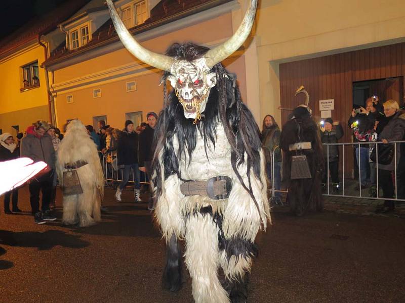 Krampus show v Kaplici 2016. 