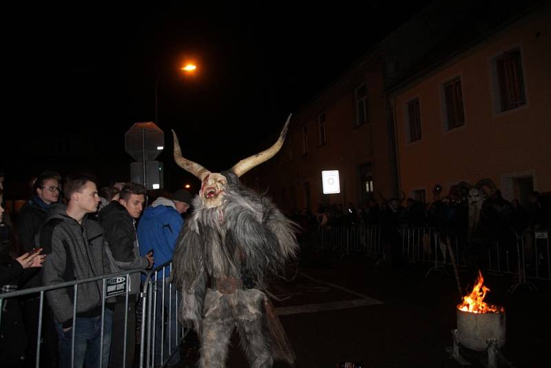 Krampus show v Kaplici 2016. 