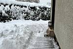 V Prachaticích v sobotu 2. prosince vyhlásili sněhovou kalamitu. Přes noc tam napadlo téměř půl metru sněhu.