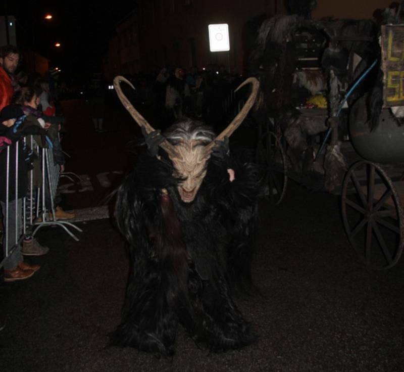 Krampus show v Kaplici 2016. 