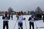 V sobotu se ve Frymburku konal unikátní závod v klasickém běhu na lyžích s nulovým převýšením, celý se běžel po zamrzlém Lipně.