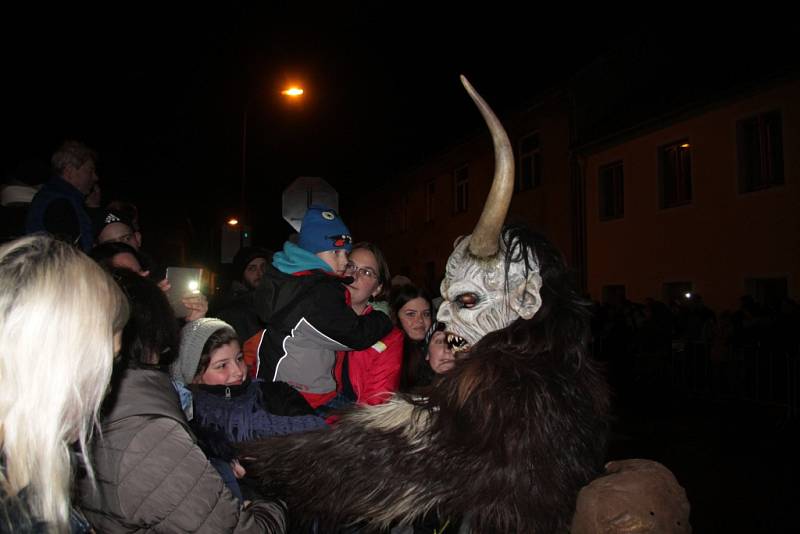 Krampus show v Kaplici 2016. 