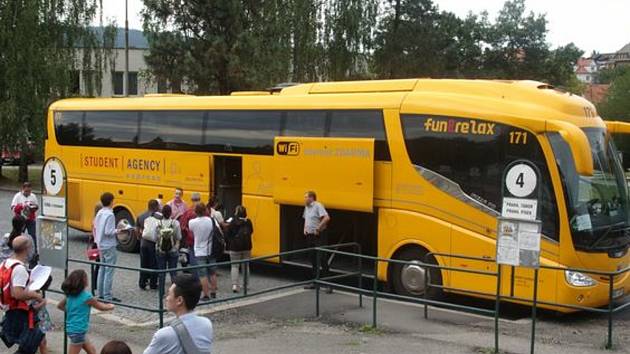 Autobus Student Agency.